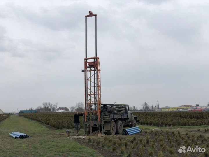 Бурение и обустройство скважин на воду / продувка