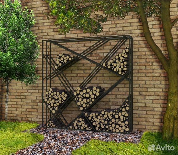 Дровница loft