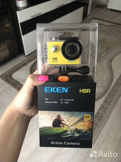 Экшн-камера Eken H9R 4K UHD, с Wi-Fi