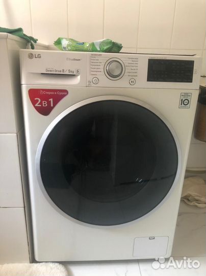 Стиральная машина бу lg 8/5 кг