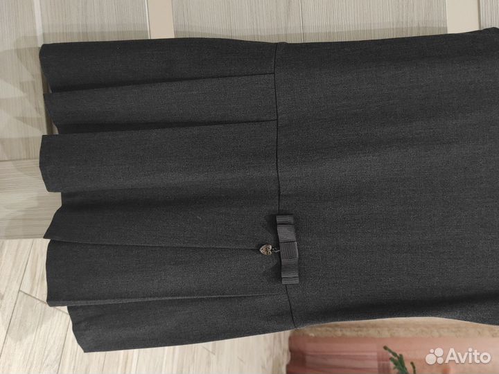 Школьная форма для девочки 122 128 серая