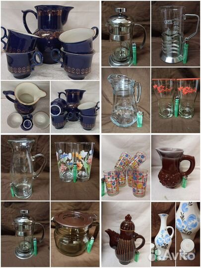 Стаканы, графины, кувшины, СССР