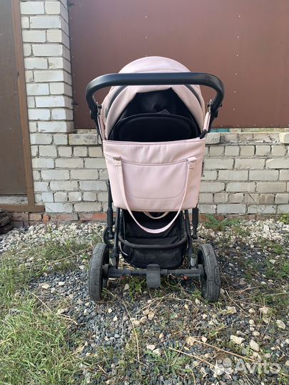 Коляска 3 в 1 riko Basic Aicon Розовая