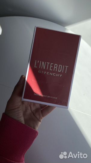 Givenchy linterdit rouge женские духи