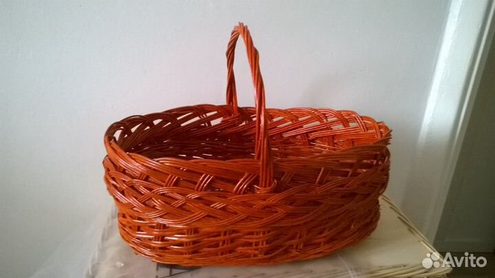 Плетеные корзинки из ивы, плетение из лозы