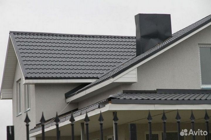 Металлочерепица на кровлю (профнастил)