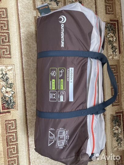 Палатка 4х местная outventure hudson 4