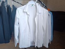 Рубашка(сорочка) белая 140-146 Benetton