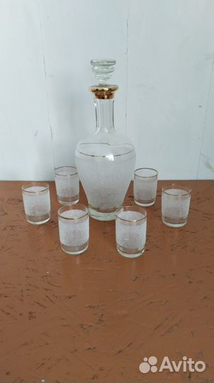 Графин и 6 стопок СССР