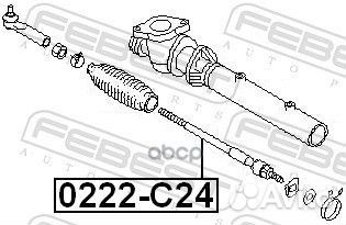 Тяга рулевая febest 0222-C24 nissan avenir W11