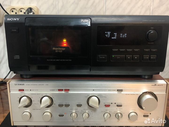 Cd проигрыватель на 50 дисков sony cdp-cx571
