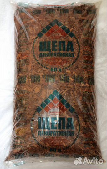 Щепа декоративная 60 литров