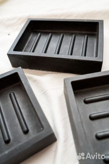 Мыльница из бетона ручная работа