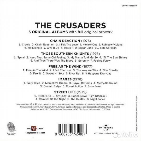 Crusaders - Original Albums (5CD)