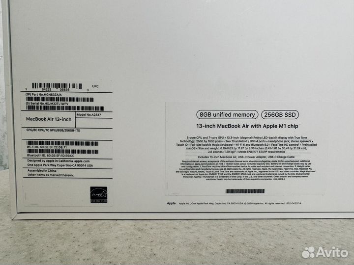 Macbook Air 13 m1 8/256