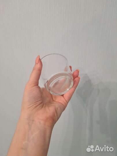 Подсвечник IKEA стекло и свечи икеа мороженное