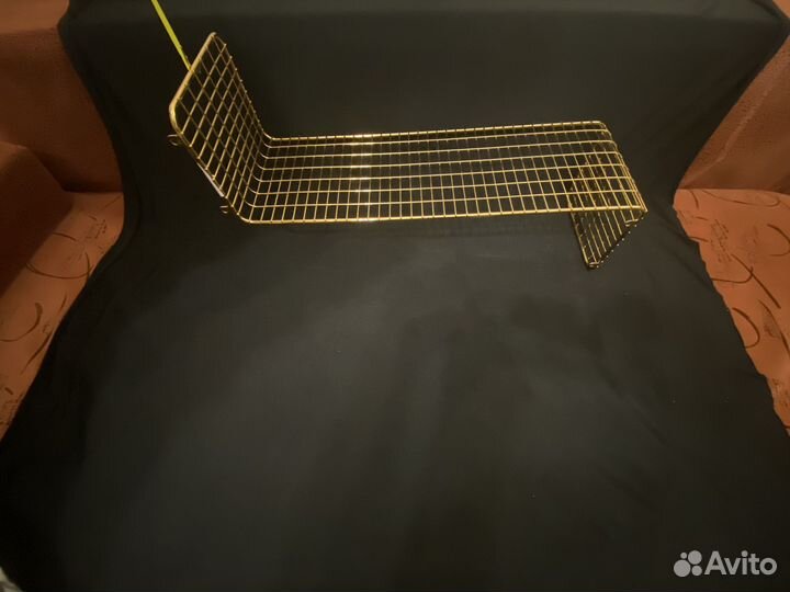 Книжная полка IKEA, 58 на 20 см, золото