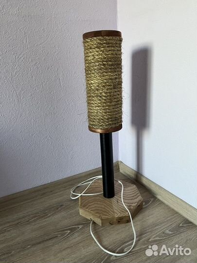 Когтеточка торшер светильник новый