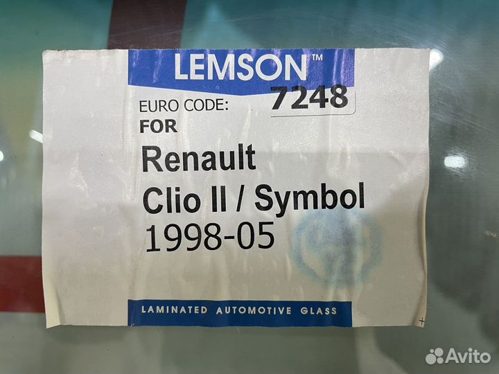 Лобовое стекло Renault Clio 2 1998-05