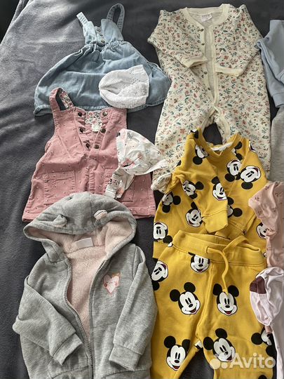 Пакет фирменной одежды для девочки 74-80