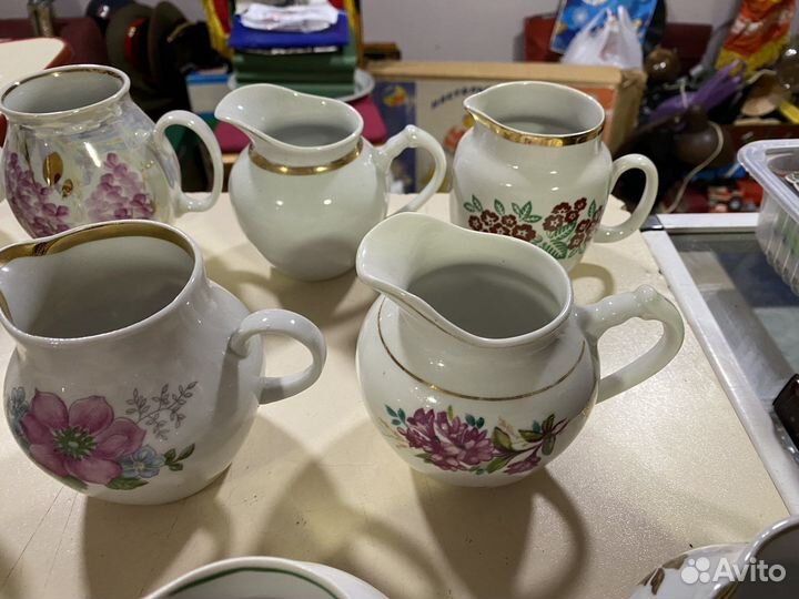 Сливочники Молочники Соусники много