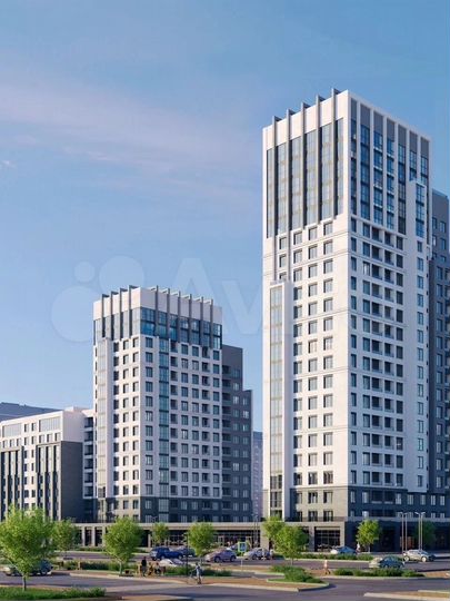 2-к. квартира, 80,9 м², 2/17 эт.