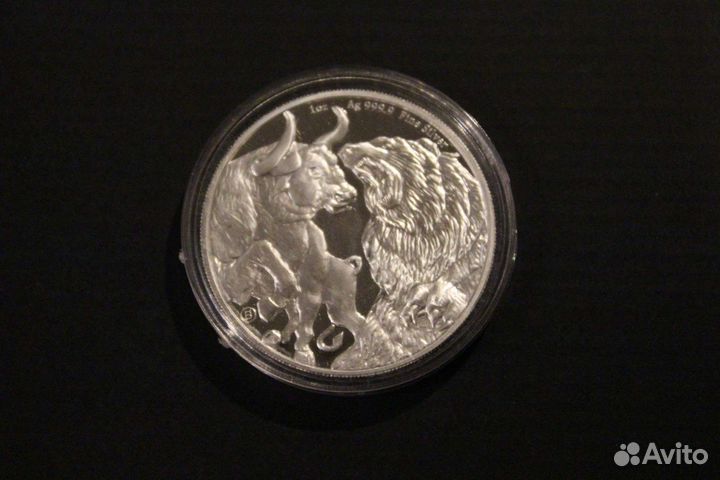 Серебряные монеты 1 унция серебра