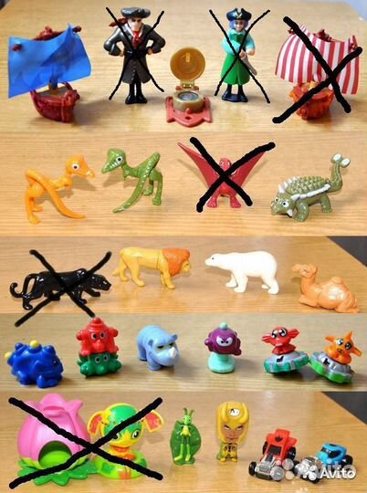 Игрушки из киндер сюрприза, от Marvel, Дино