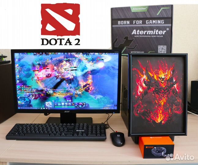 Игровой компьютер с монитор Intel/SSD/DDR3/nvidia