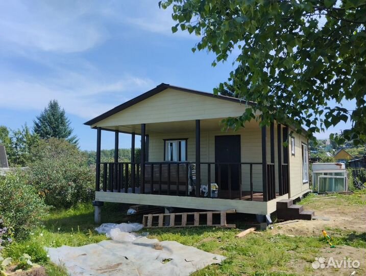 Дом 6х6 с террасой 3х6