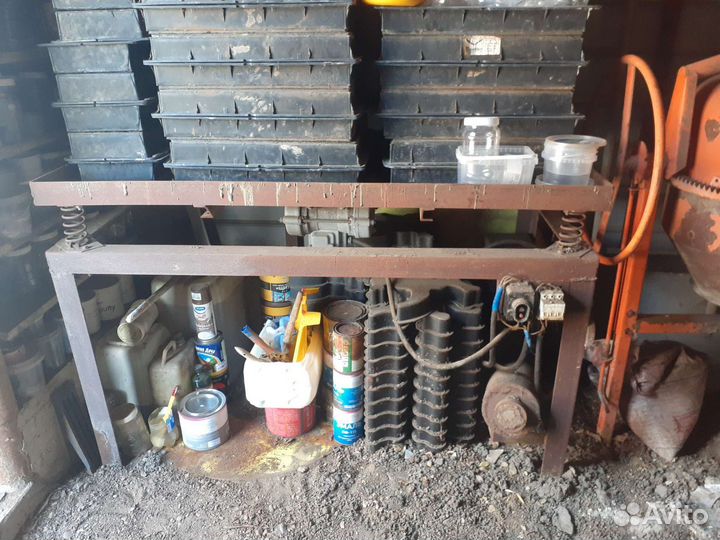 Вибростол для тротуарной плитки