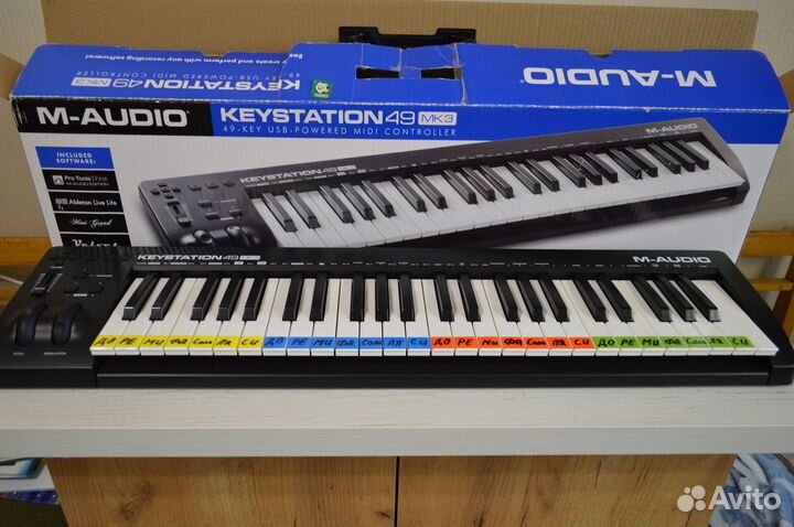 Миди клавиатура m-audio keystation MK3