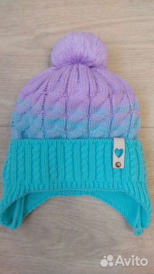 Шапка для девочки 6-12 мес