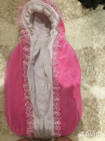 Конверт на выписку для девочки весна осень