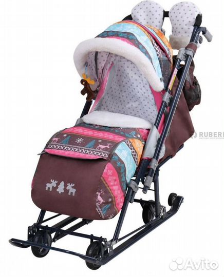 Санки коляска nika