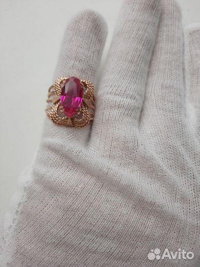 Золотое кольцо 583 пробы СССР