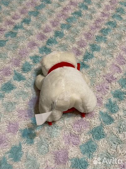 Игрушки мягкие заяц и мишка кока кола