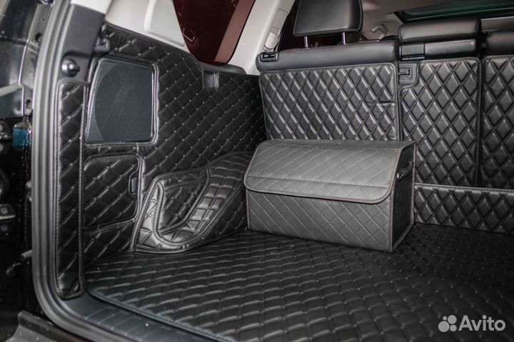 3D коврики в багажник Toyota LC Prado 150