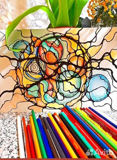 Арт рисунки Нейрографика