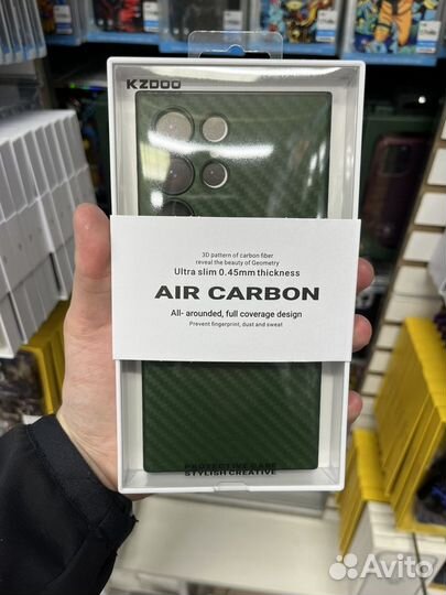 Чехол K-DOO Air Carbon Samsung S24 Ultra S24 S24+