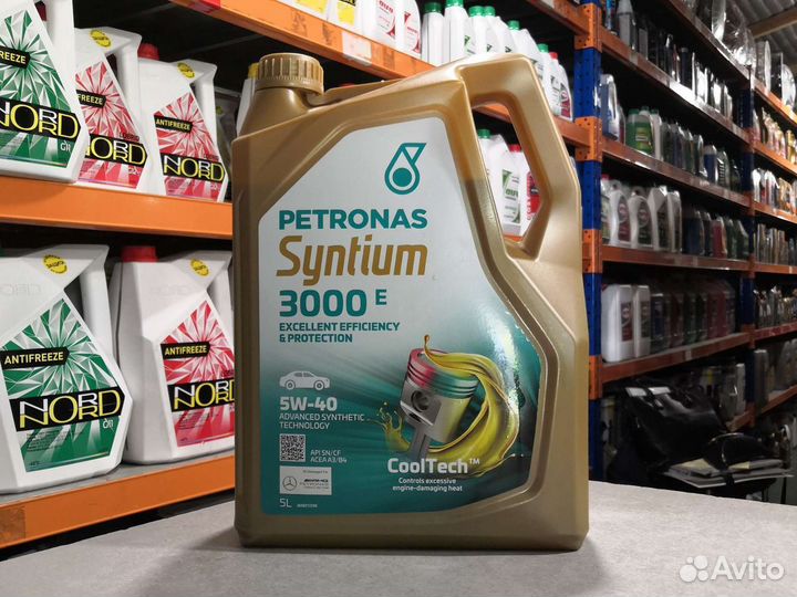 Масло моторное petronas Syntium 3000 E 5W-40 5л