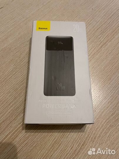 Powerbank Baseus 20W, 20000 мАч
