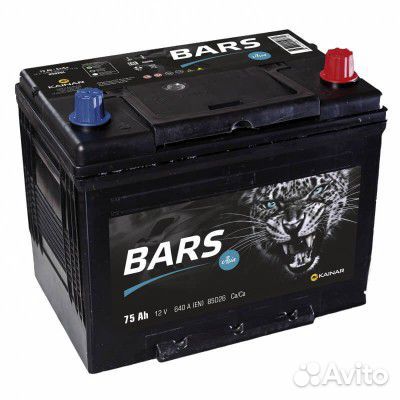 Аккумулятор Bars 75 а/ч Asia 85D26L