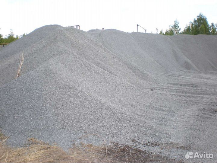 Щебень, отсев