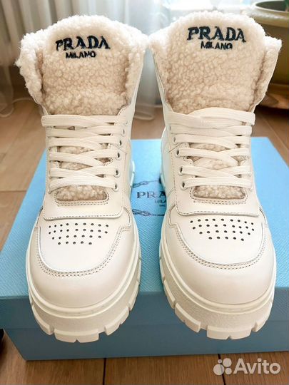 Ботинки зимние Prada р.37 новые