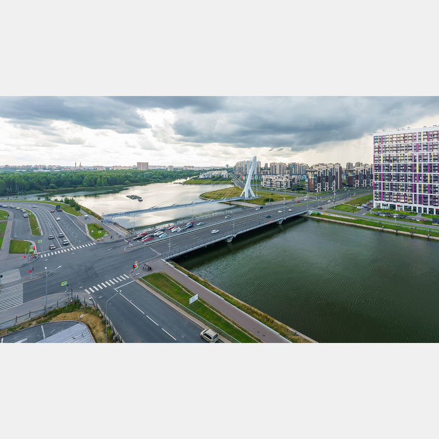3-к. квартира, 96 м², 2/20 эт.