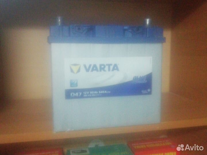 Аккумулятор varta 60 о.п и п.п, Азия, с гарантией