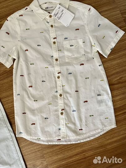 Рубашка и джинсы р. 140-146