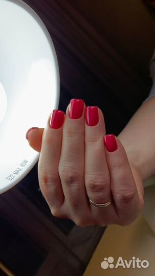 Маникюр, гель лак, укрепление гелем