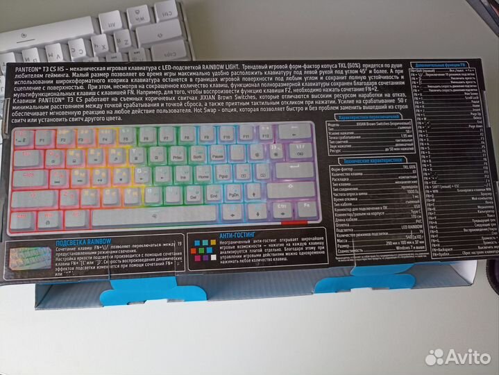 Игровая клавиатура Pantheon T3 CS HS